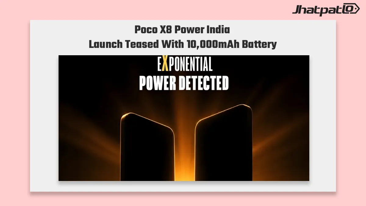Poco X8 Power launch India teased with 10,000mAh battery