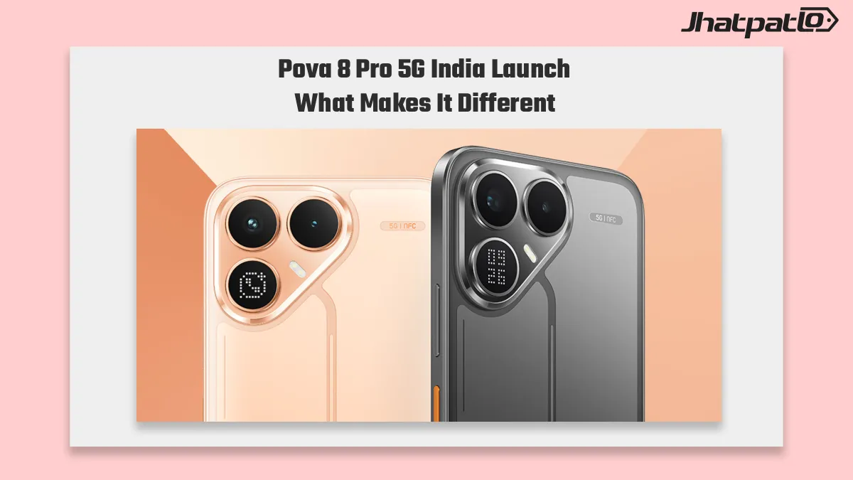 Pova 8 Pro 5G India Launch Brings Alive Matrix Display and Dimensity 7400