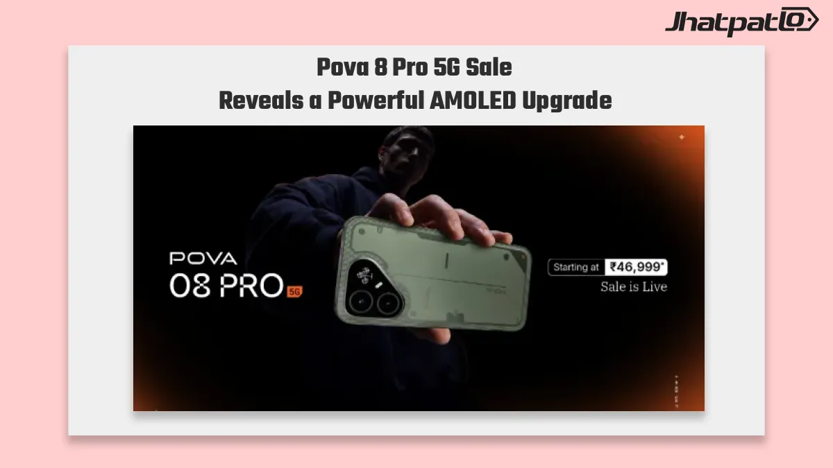 Pova 8 Pro 5G sale live with 144Hz AMOLED and Dimensity 7400 Ultimate