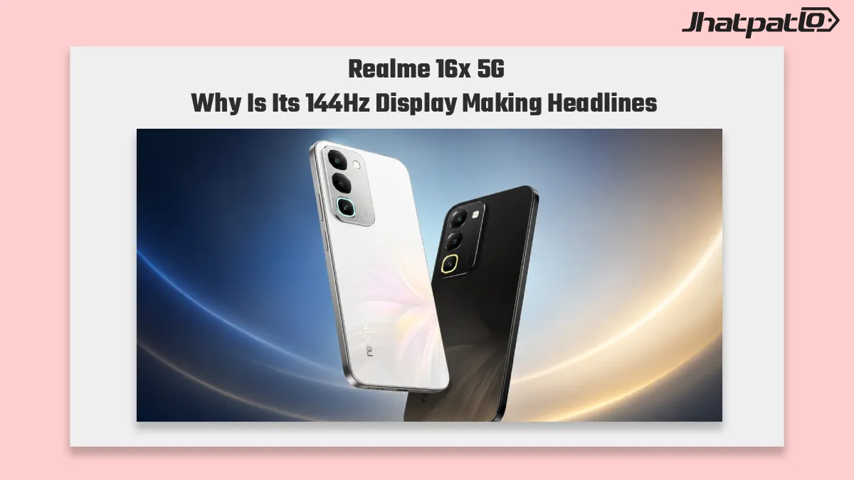  Realme 16x 5G launch date set for August 12 with 144Hz display