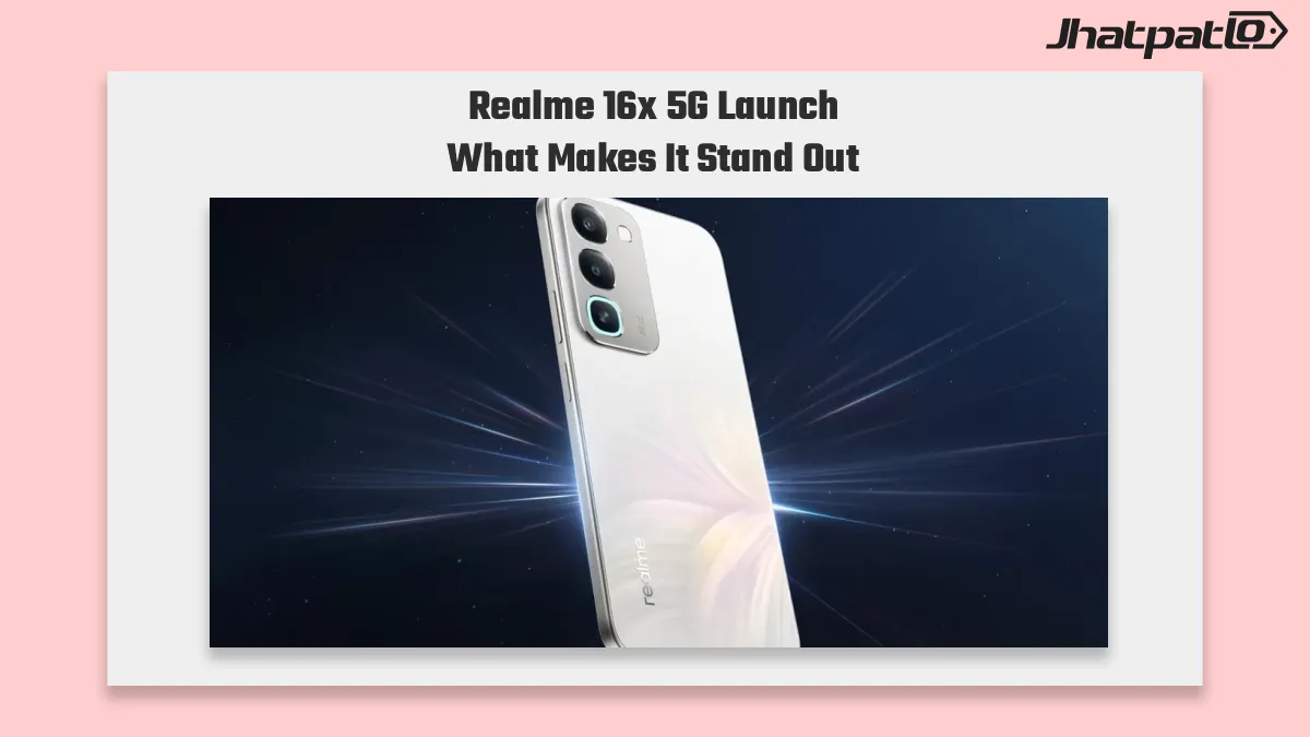 Realme 16x 5G launched in India with 7,000mAh battery