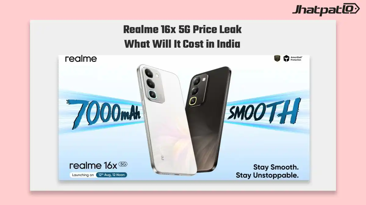  Realme 16x 5G price leak points to ₹25,999 India launch