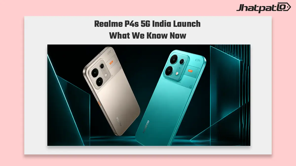 Realme P4s 5G India launch date and key specs confirmed