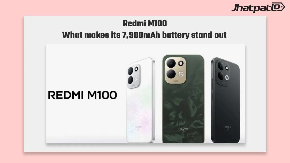  Redmi M100 launched in China with 7,900mAh battery and 45W charging