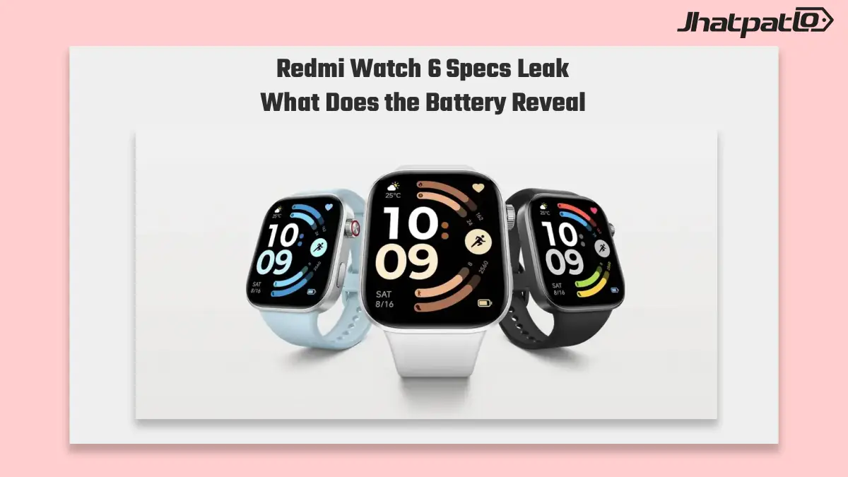 Redmi Watch 6 Lite Specs Leak Show 1.96-inch OLED and 18-Day Battery