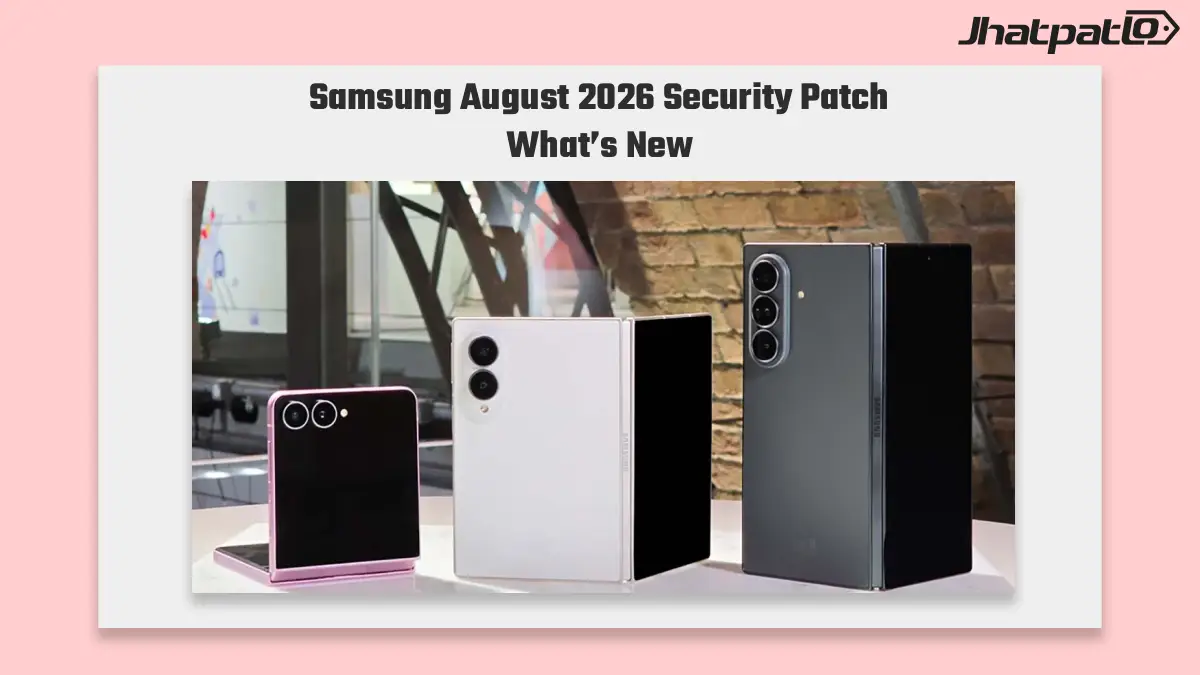  Samsung August 2026 security patch reaches Galaxy Z Fold 8 Ultra and Watch 5 Pro