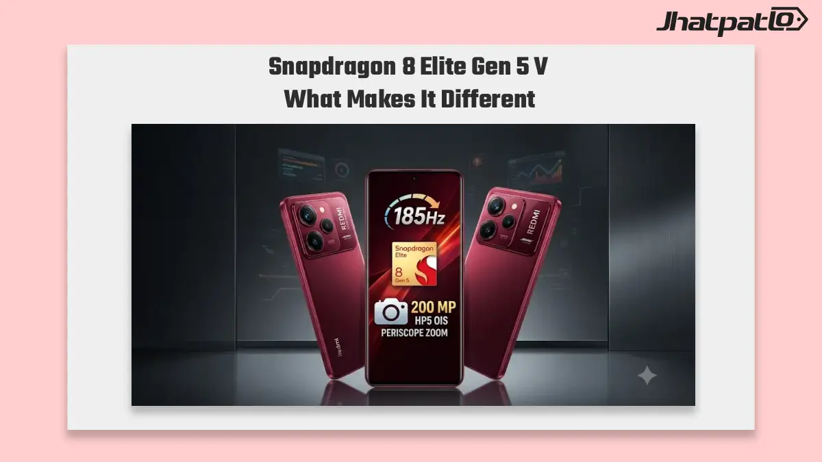  Snapdragon 8 Elite Gen 5 V Series Debuts in Redmi K100 Pro