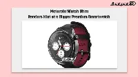 Motorola Watch Ultra renders leak shows 46mm steel GPS LTE design