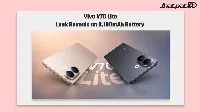 Vivo V70 Lite 4G battery packs 8,100mAh with 44W charging