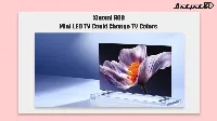 Xiaomi opens blind reservations for its first RGB Mini LED TV
