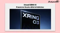 Xiaomi XRING O3 Chip Powers Xiaomi Foldables With 4GHz Boost