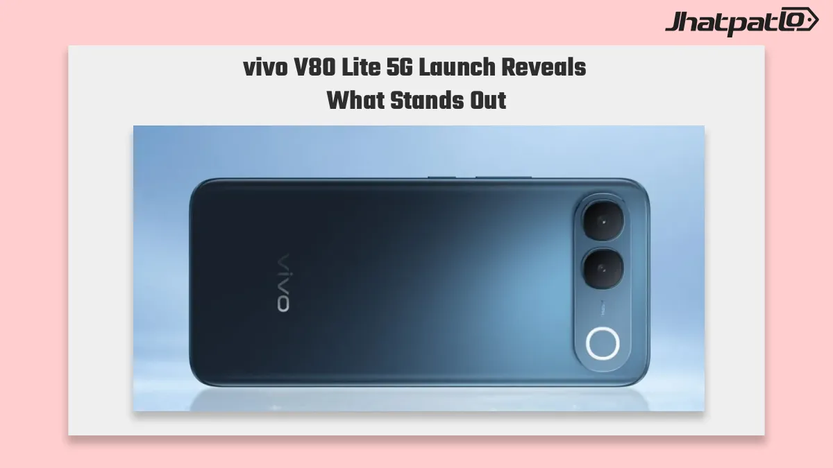 vivo V80 Lite 5G launch brings Dimensity 7360-Turbo and 7,050 mAh battery