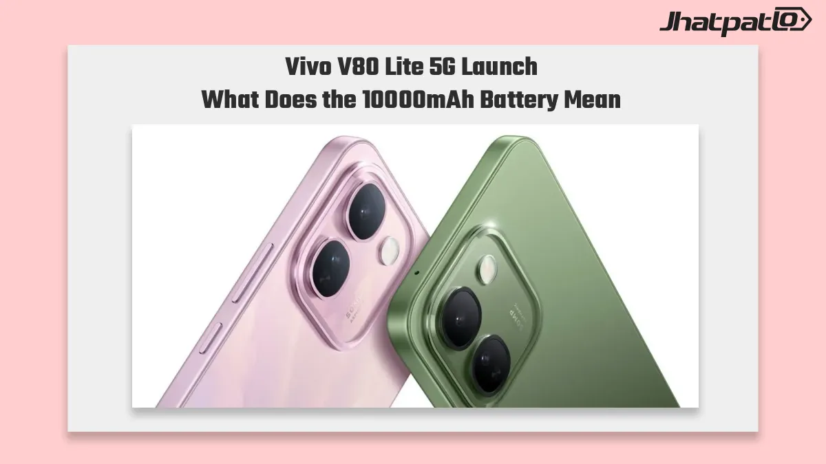 Vivo V80 Lite 5G launch confirms 10000mAh battery for Malaysia