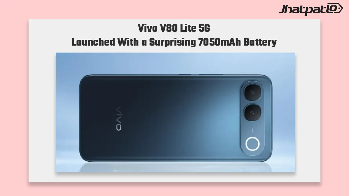 Vivo V80 Lite 5G launched with curved AMOLED and 7050mAh battery