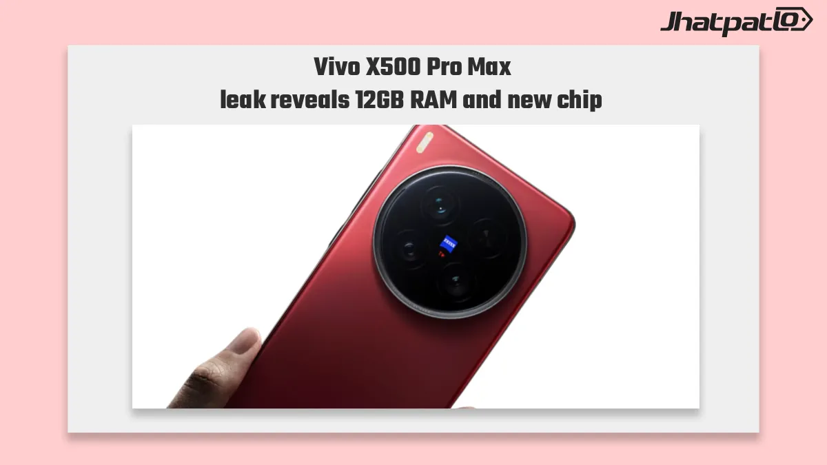  Vivo X500 Pro Max Geekbench Leak Shows Dimensity 9600 Pro and 12GB RAM