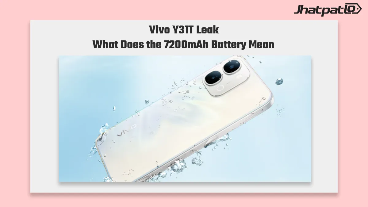 Vivo Y31T Leak Shows 7,200mAh Battery and Snapdragon 4 Gen 2