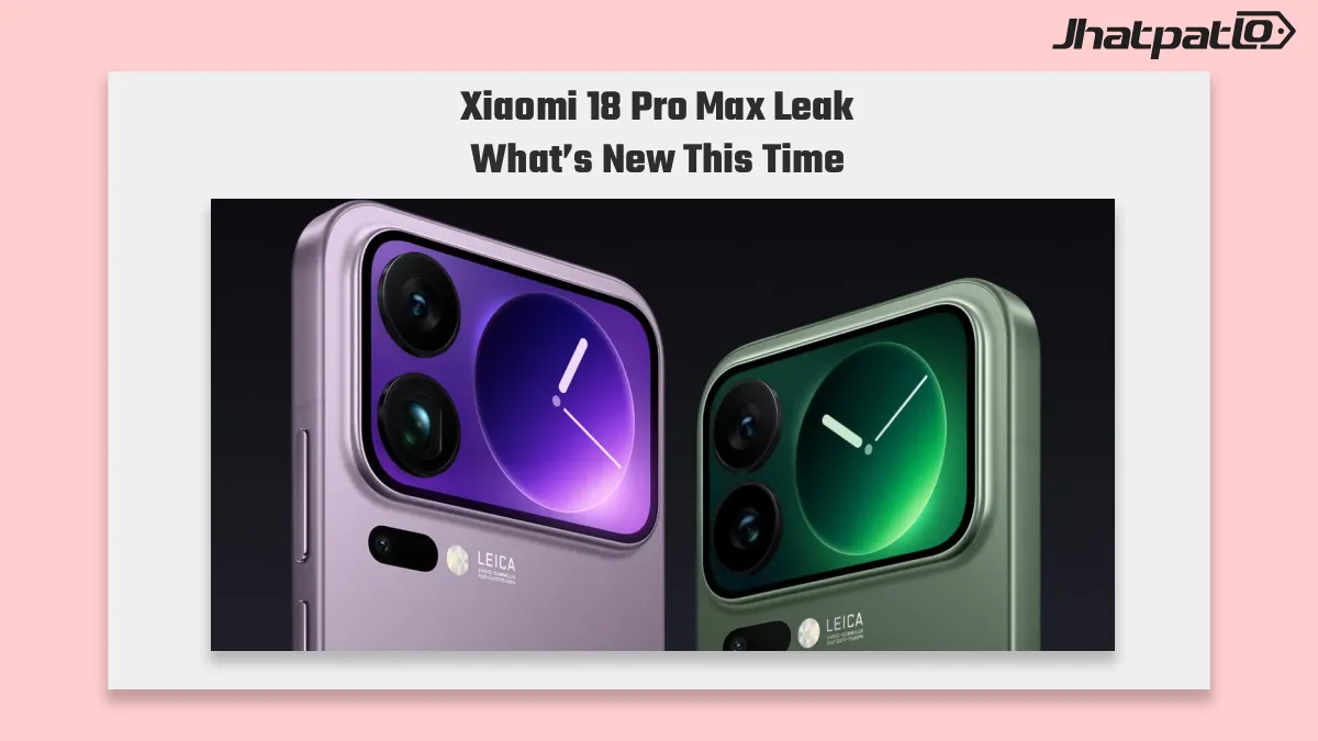 Xiaomi 18 Pro Max colors leak adds fiberglass back and rear screen
