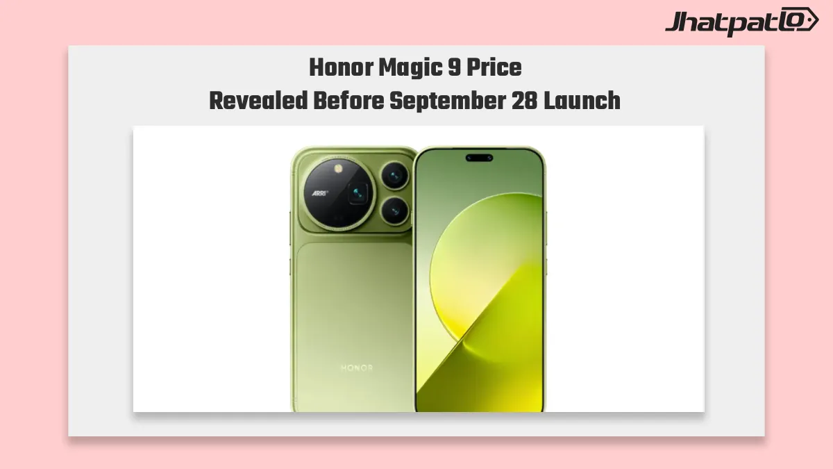  Honor Magic 9 price set at 6,499 yuan before September 28 launch