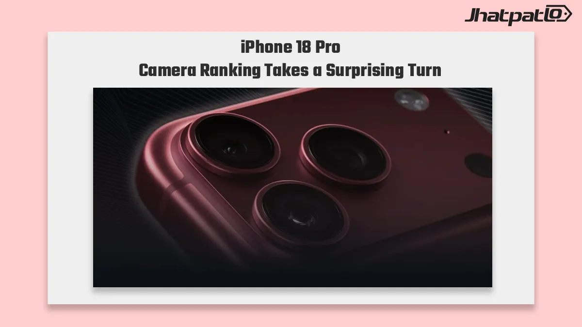  iPhone 18 Pro camera ranking falls to second on DXOMARK