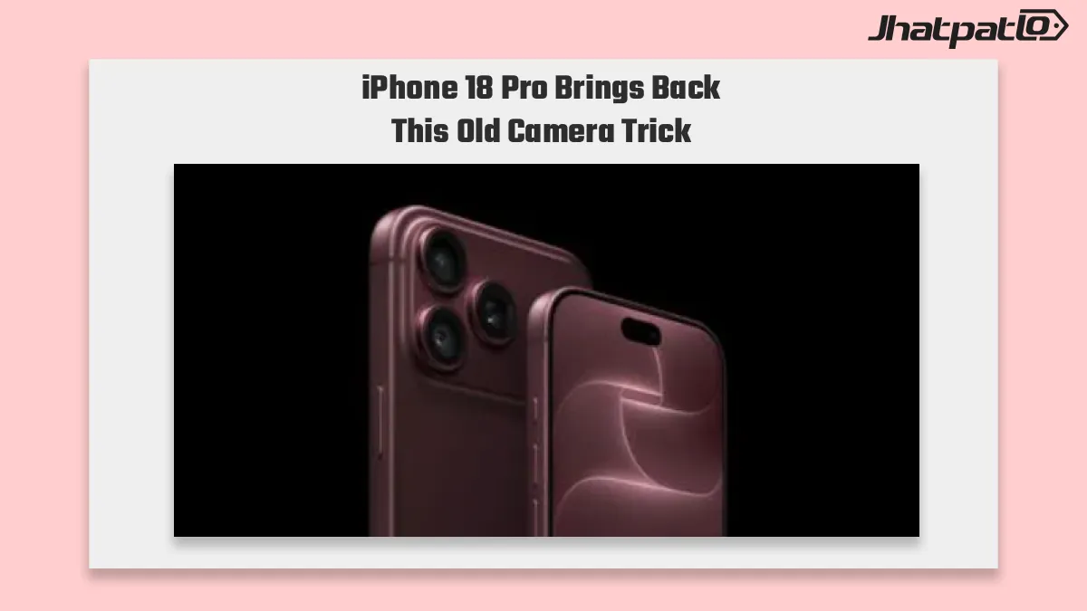 iPhone 18 Pro variable aperture echoes Android’s old camera play