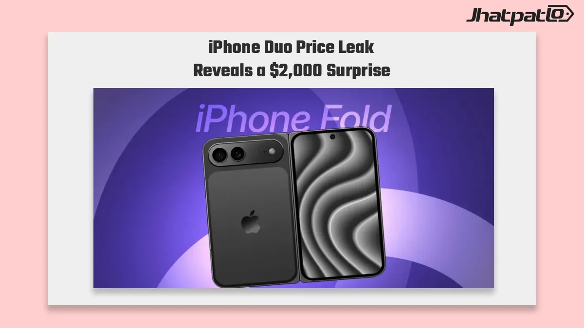  iPhone Duo starting price hits $2,000 in Apple foldable leak