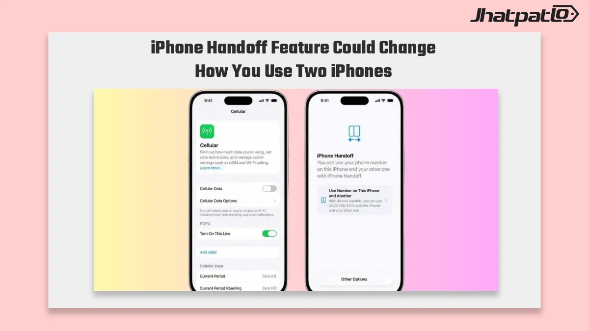 iPhone Handoff Feature Could Let Two iPhones Share One Number
