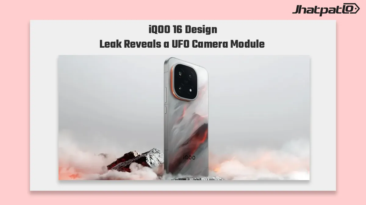 iQOO 16 design leaks point to a UFO camera module and square deco