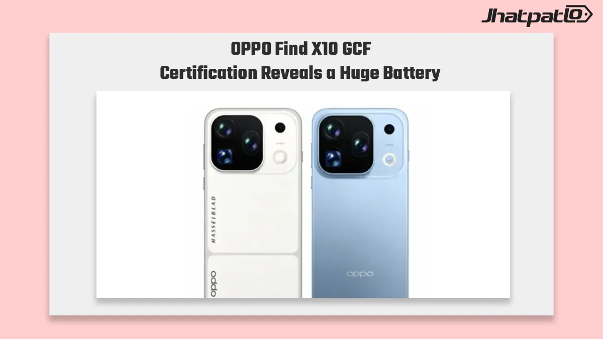  OPPO Find X10 GCF Certification Reveals 8,000mAh Battery