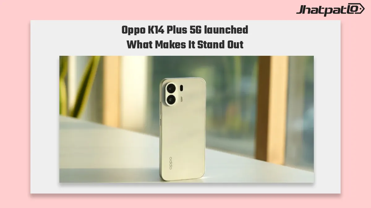  Oppo K14 Plus 5G launched in India with 8,000mAh battery