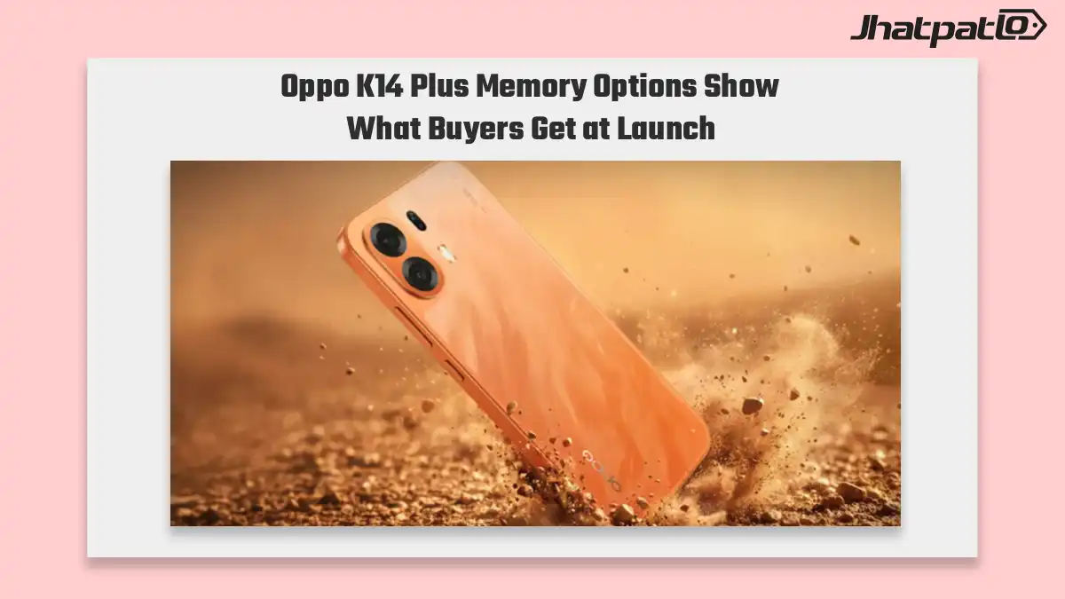  Oppo K14 Plus memory options confirmed ahead of September 29 India launch