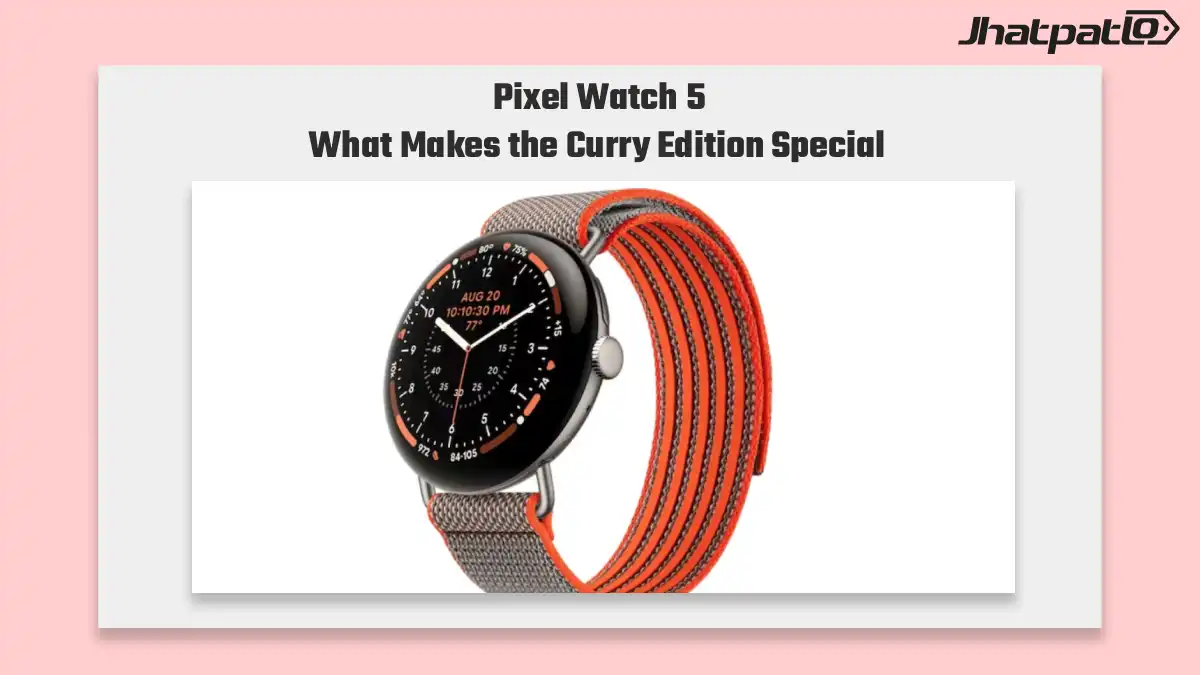 Pixel Watch 5 Stephen Curry Edition sale brings 45mm Satin Pyrite case