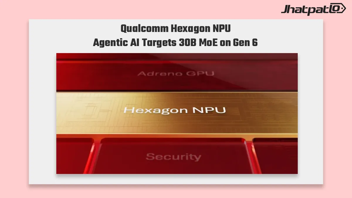  Qualcomm Hexagon NPU agentic AI targets 30B MoE on Snapdragon 8 Elite Gen 6