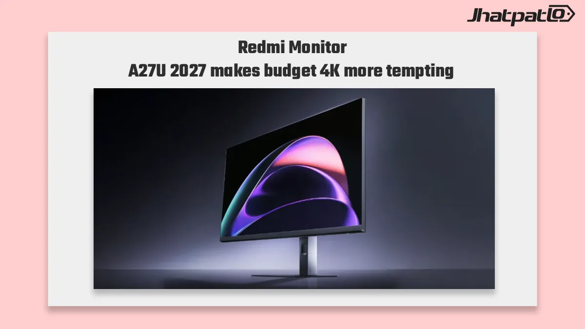  Redmi Monitor A27U 2027 brings 4K 120Hz and USB-C for less