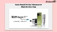 Honor Magic9 Pro Max teleconverter teases cinematic mic and ARRI color