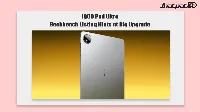 iQOO Pad Ultra Geekbench listing reveals 16GB RAM and Android 17