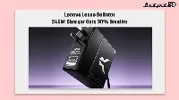 Lenovo Lecoo Bellator 245W charger shrinks 30% with built-in cable