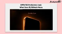 OPPO F35 Pro battery leak points to 10,000mAh India launch