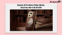 Realme 16 Pro Harry Potter Edition Launches in India at Rs 62,999