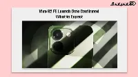 Vivo S2 FE Launch Date Confirmed for October 6 With Flipkart Teaser