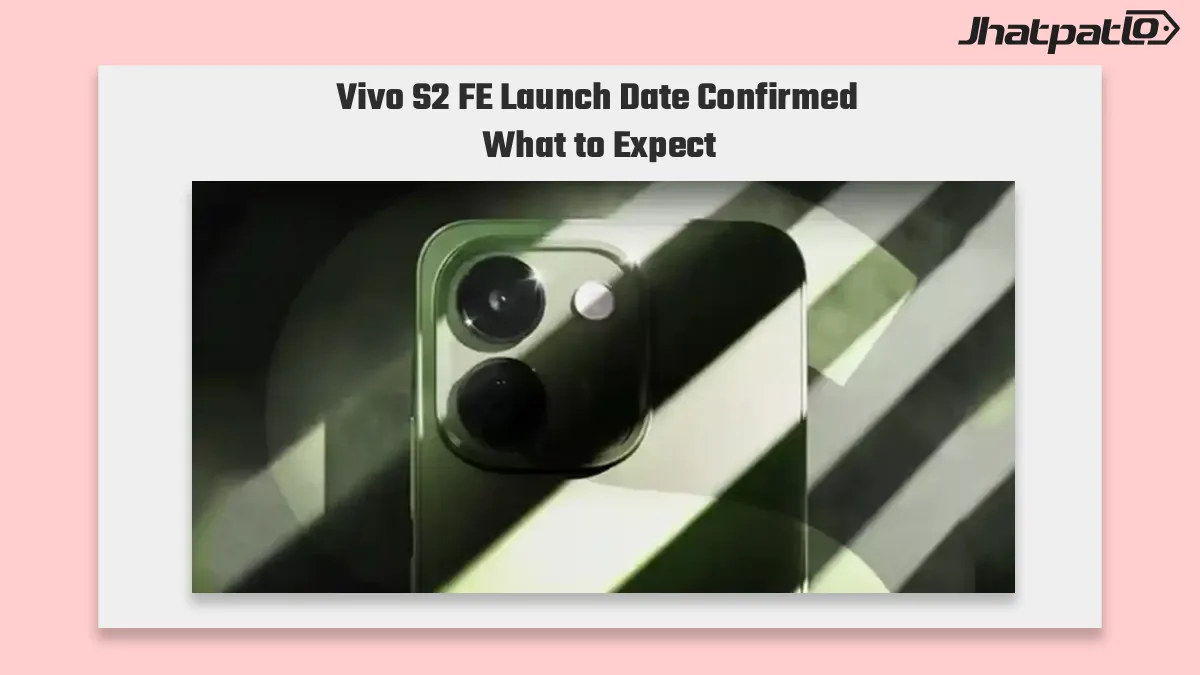  Vivo S2 FE Launch Date Confirmed for October 6 With Flipkart Teaser