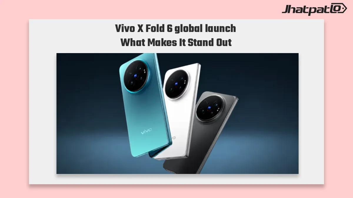  Vivo X Fold 6 global launch confirmed for October 1 with 7,000mAh battery