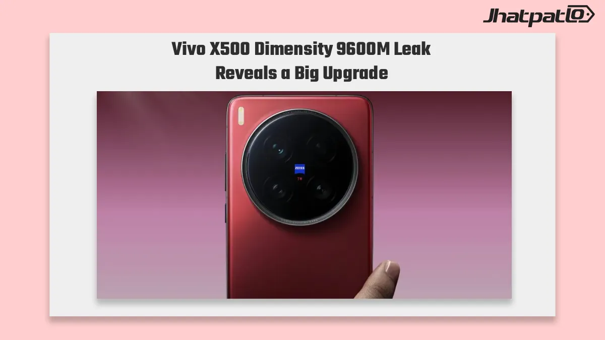 Vivo X500 Dimensity 9600M leak adds 7,500mAh battery ahead of Sept. 21
