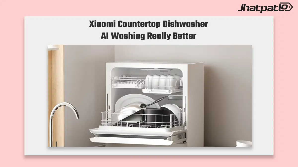  Xiaomi countertop dishwasher with AI dirt sensing lands in China