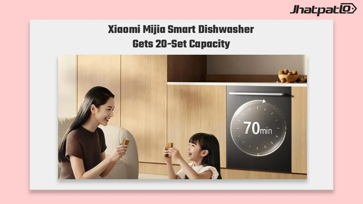  Xiaomi Mijia Smart Dishwasher launches with 20-set built-in capacity