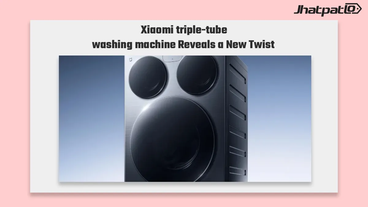  Xiaomi triple-tube washing machine debuts with AI and 14kg capacity