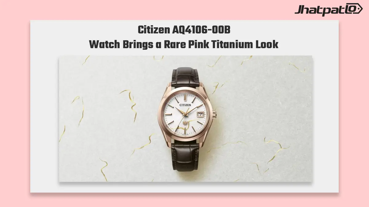 Citizen AQ4106-00B watch lands in US as a limited titanium dress watch