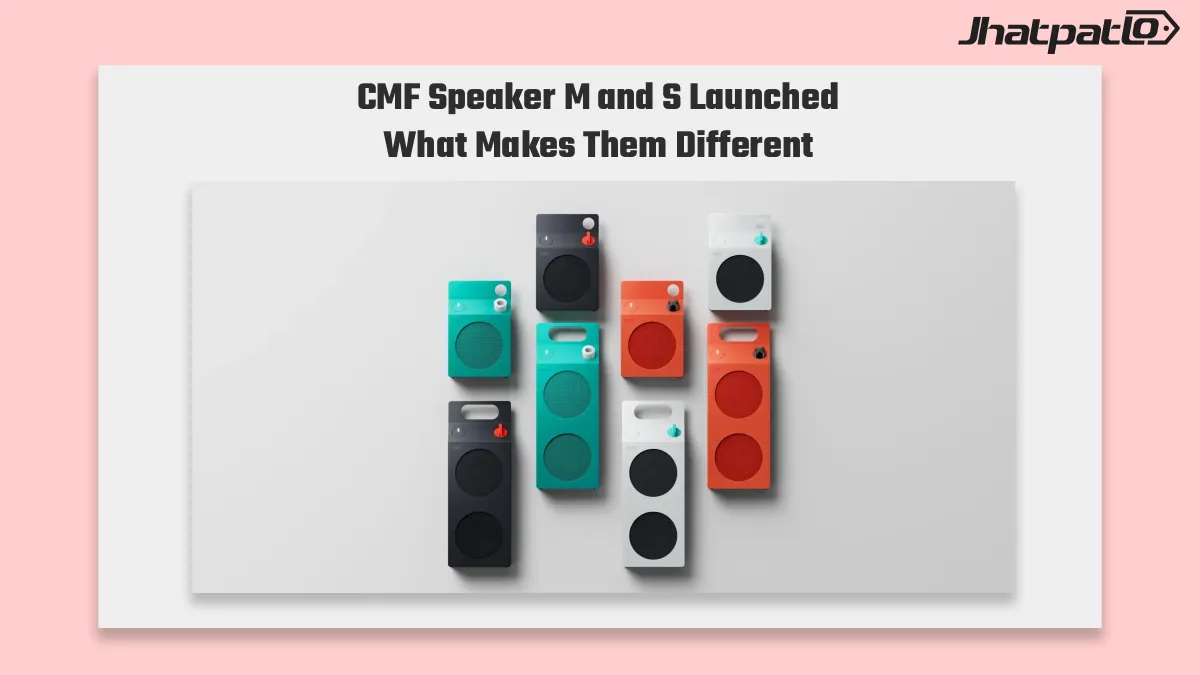 CMF Speaker M and S launched customisable speaker design with IP68