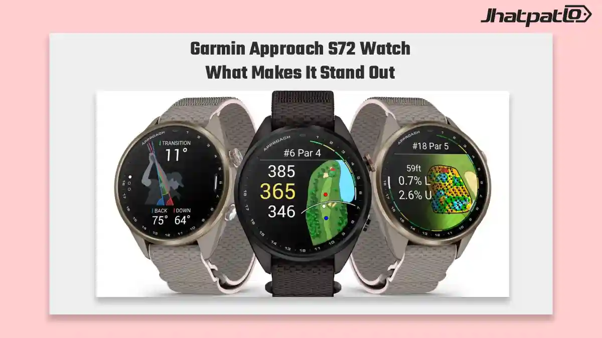 Garmin Approach S72 Watch Adds ECG, Maps and Long Battery Life for Golfers