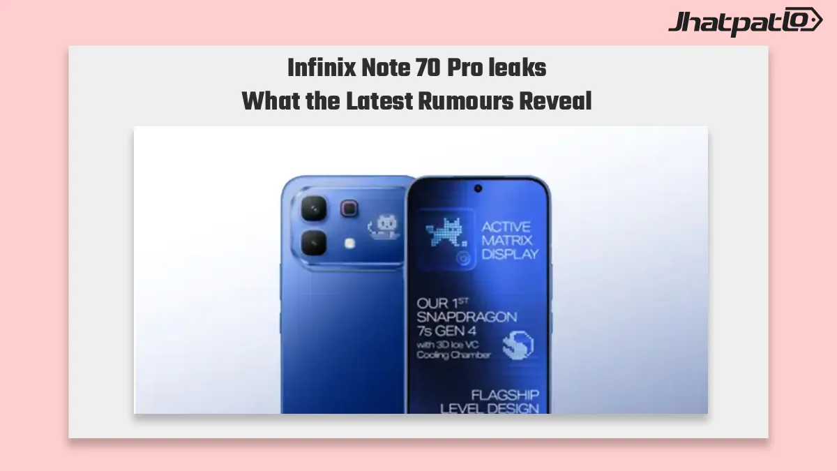 Infinix Note 70 Pro leaks point to Snapdragon 7s Gen 4 and a bigger battery