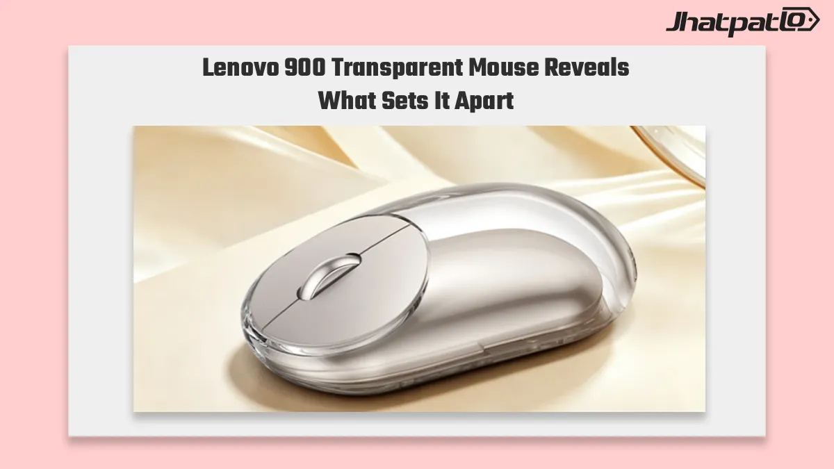  Lenovo 900 transparent mouse brings 90 day battery and triple device switching